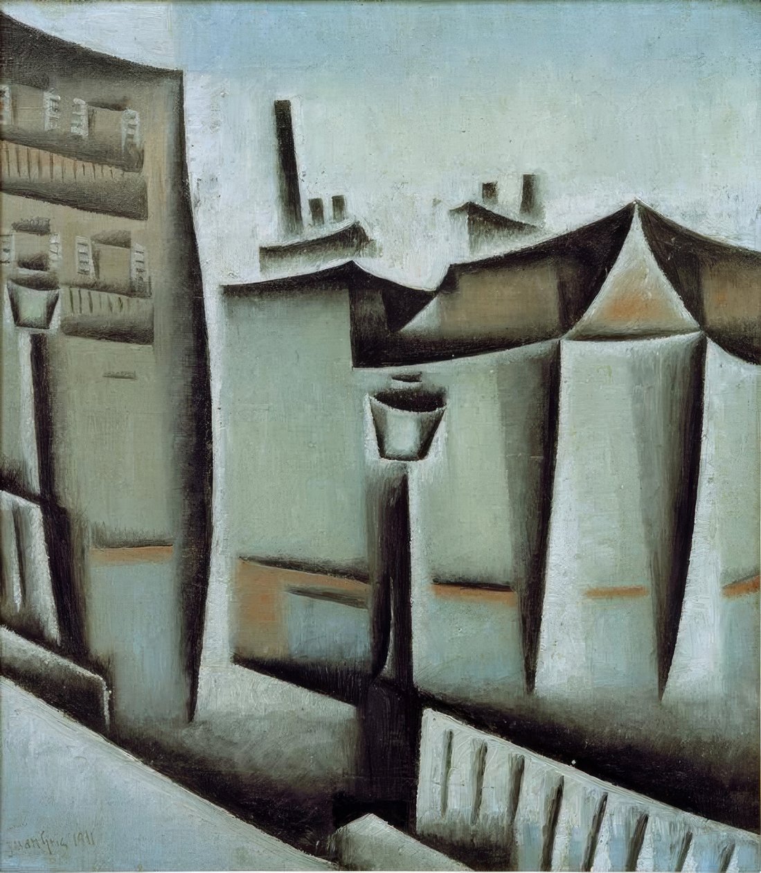 Casas em Paris de Juan Gris