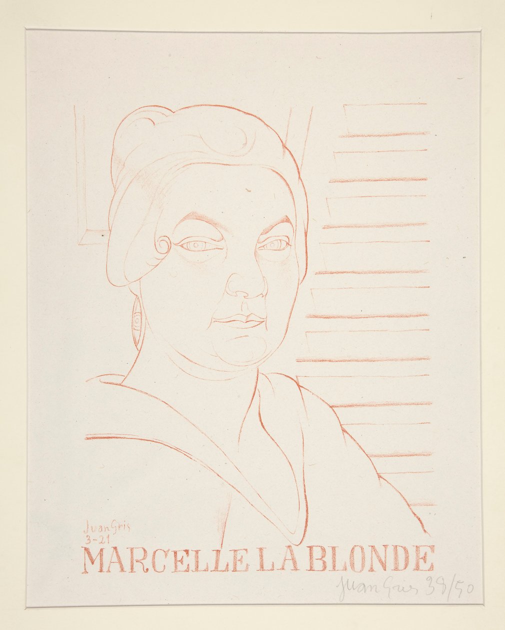 Marcelle La Blonde de Juan Gris
