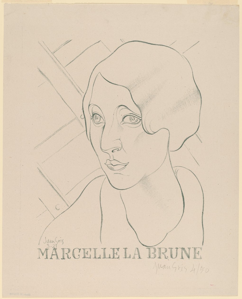 Marcela a morena de Juan Gris
