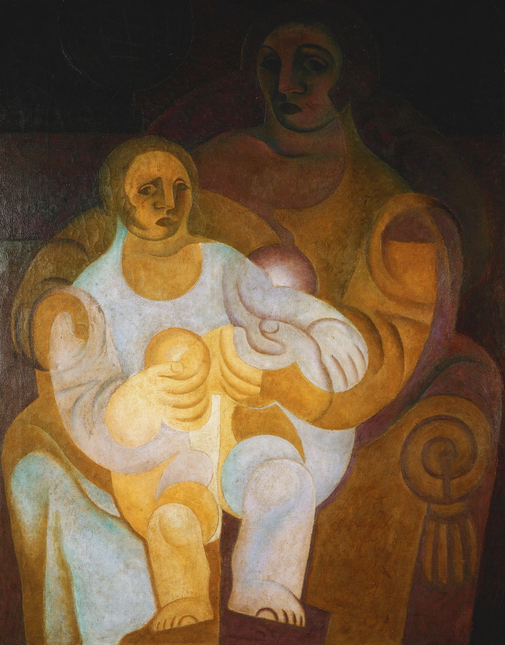 Mãe e filho; Mãe e Filho, 1922 de Juan Gris