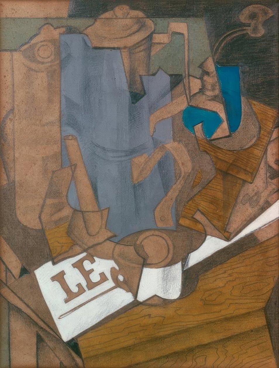 Ainda vida na cafeteira de Juan Gris
