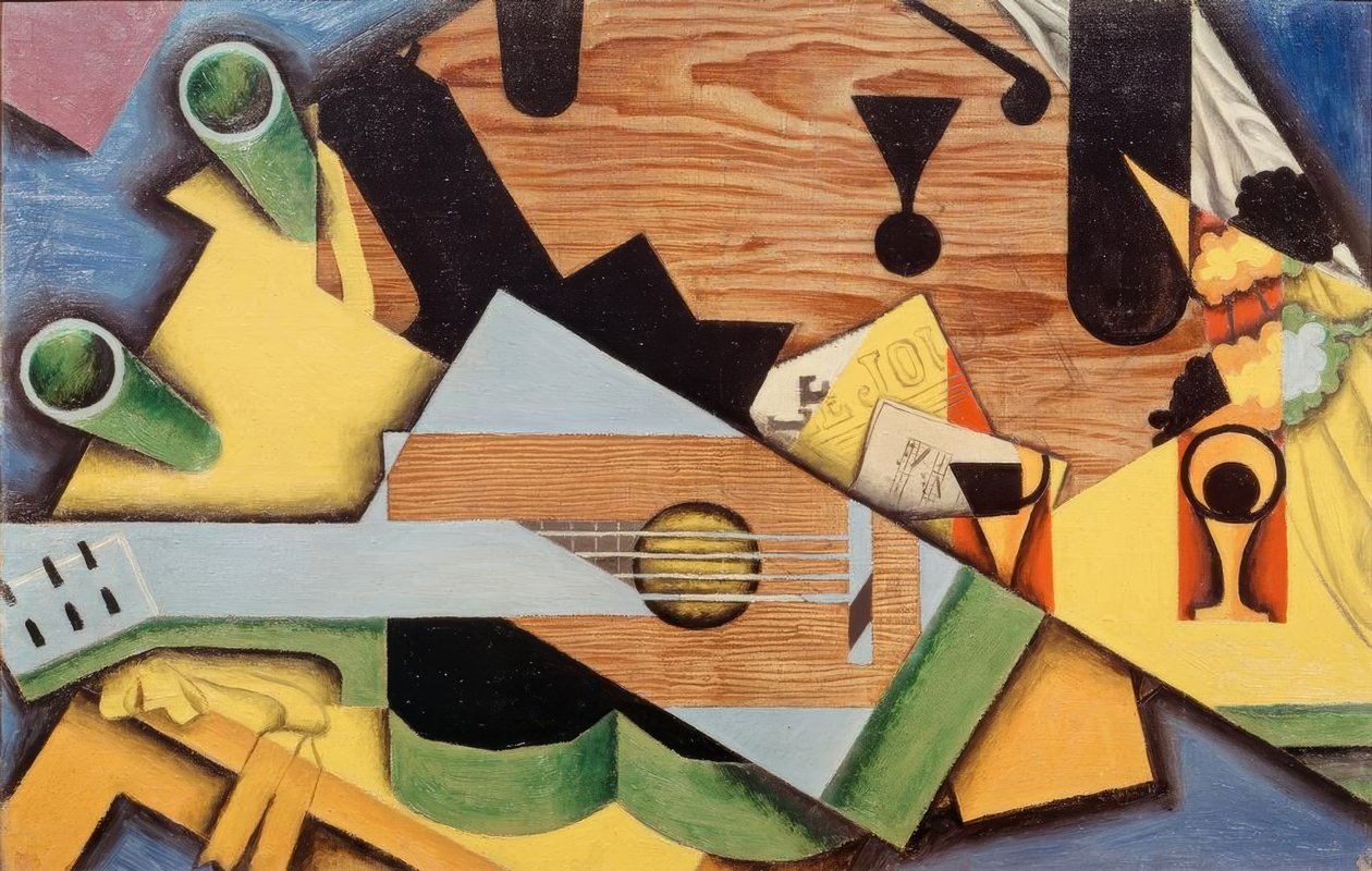 Ainda vida na guitarra de Juan Gris