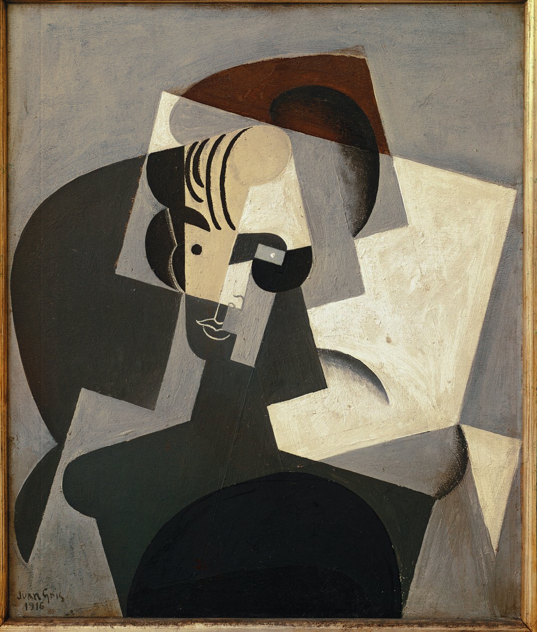 Retrato de Josette Gris - Óleo sobre tela de Juan Gris