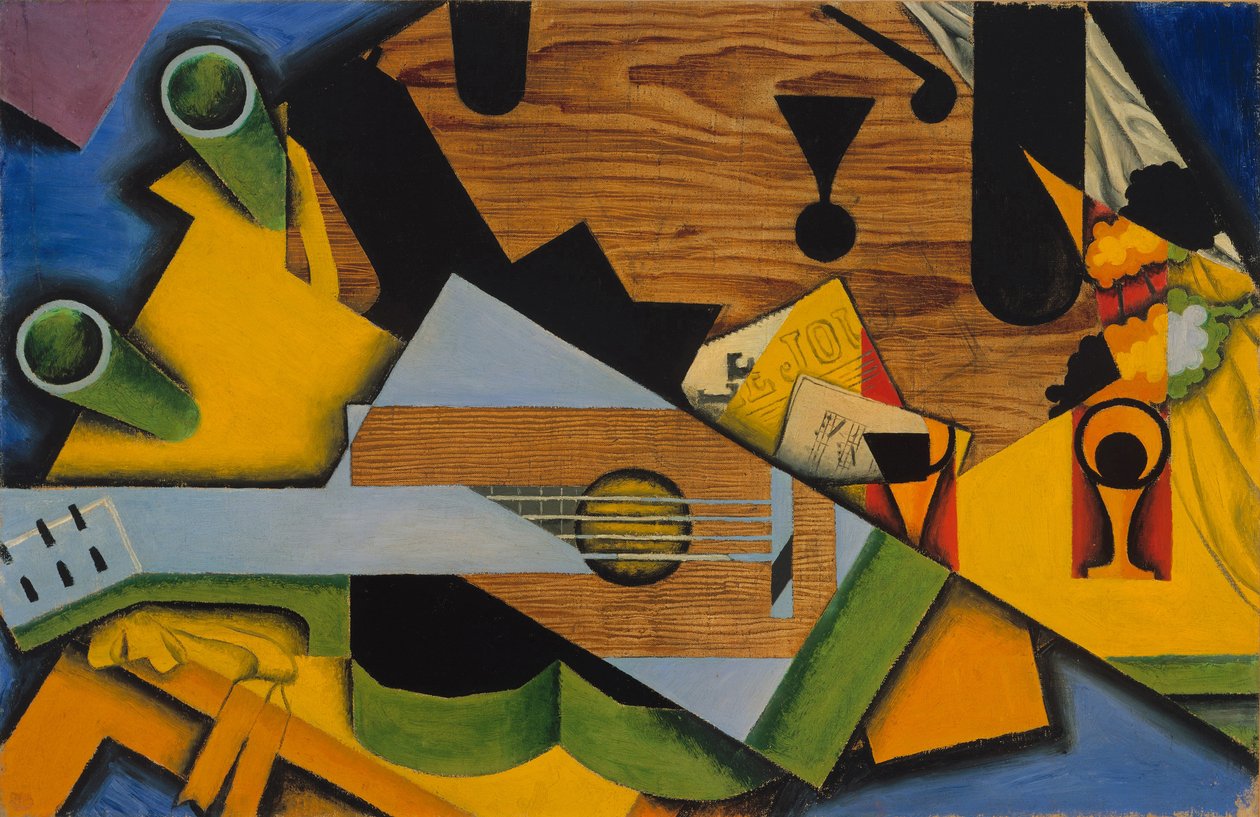 Natureza morta com uma guitarra de Juan Gris
