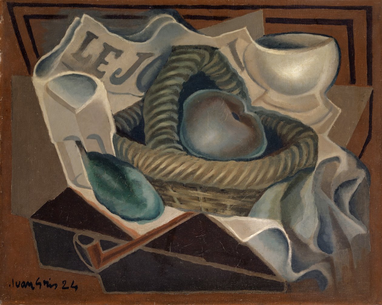A cesta, 1924 de Juan Gris