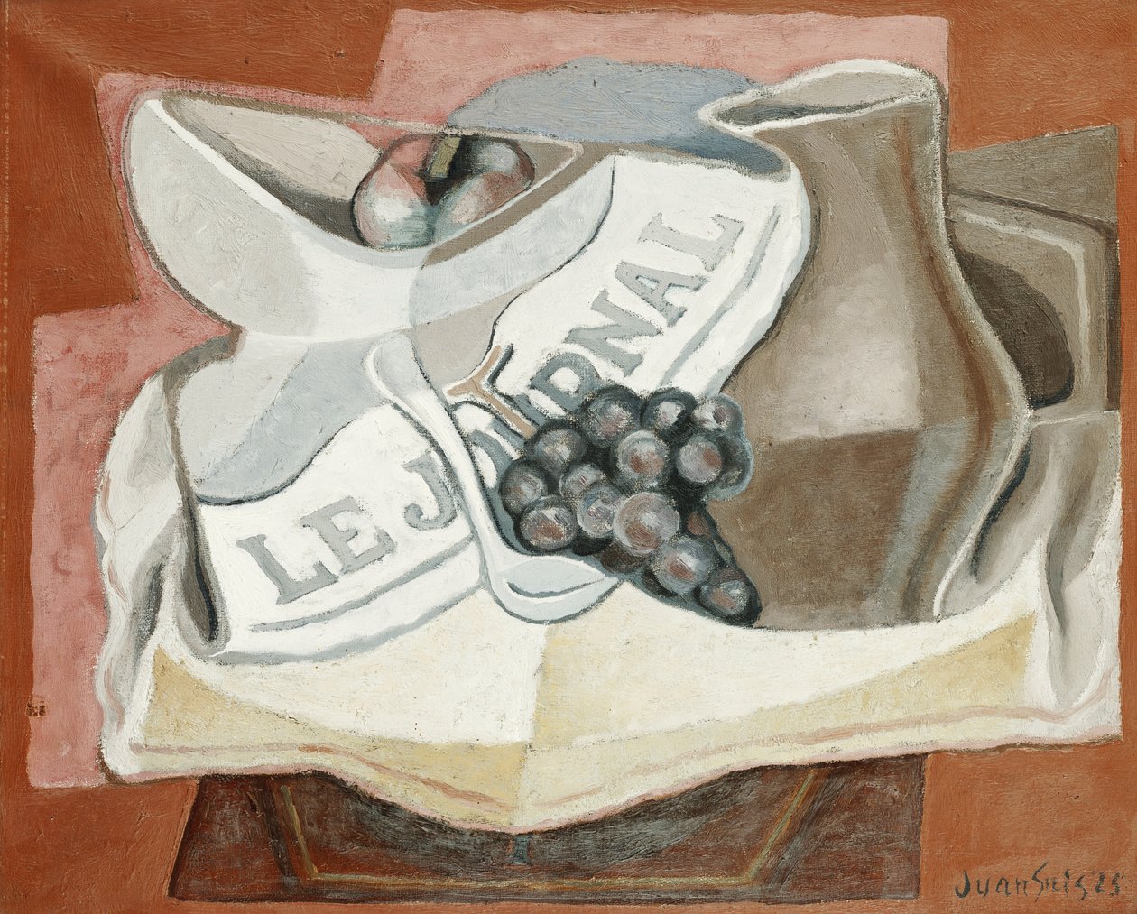 O cacho de uvas; O cacho de uvas, 1925 de Juan Gris