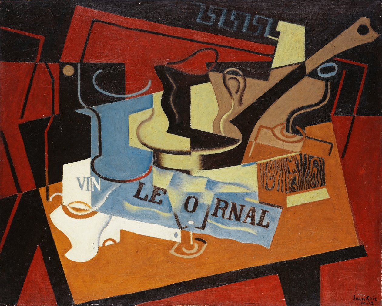 A Caçarola, 1919 de Juan Gris