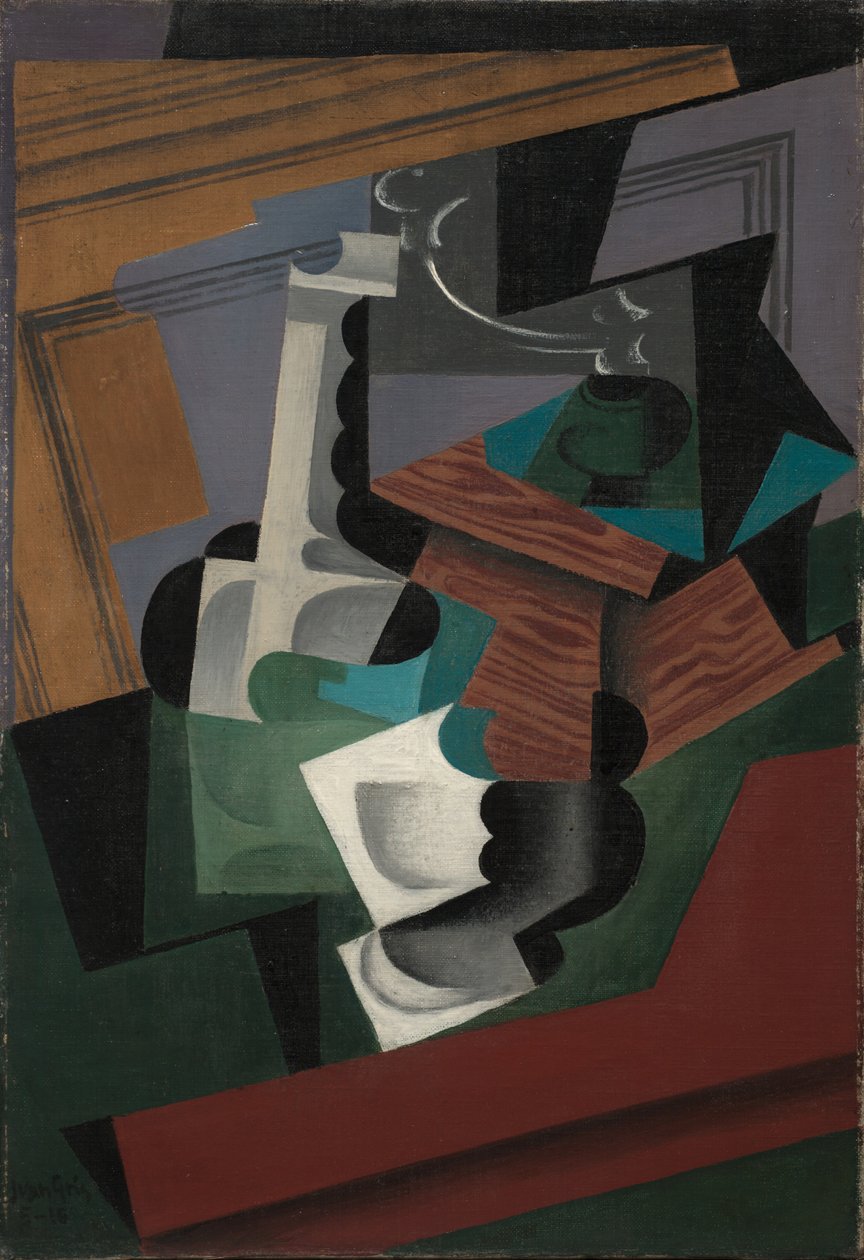 O moinho de café, 1916 de Juan Gris
