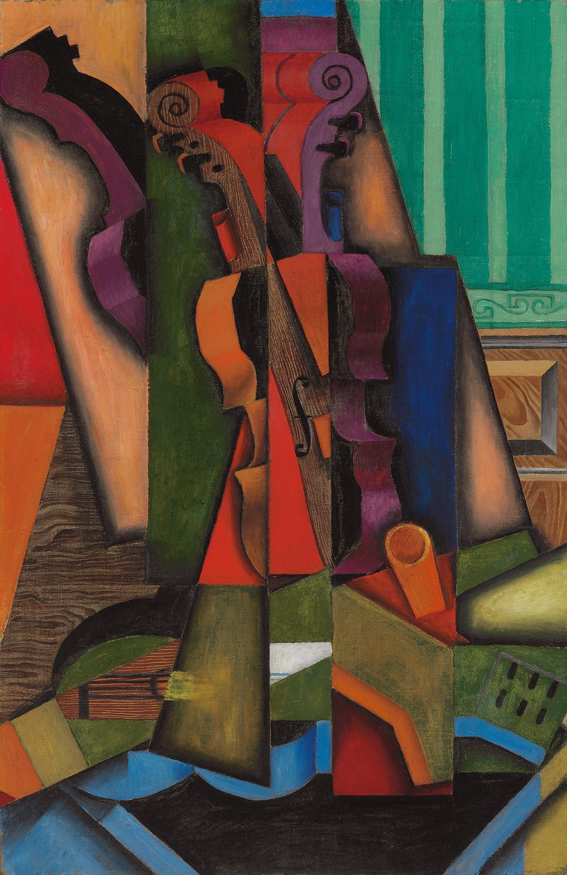 Violino e violão de Juan Gris