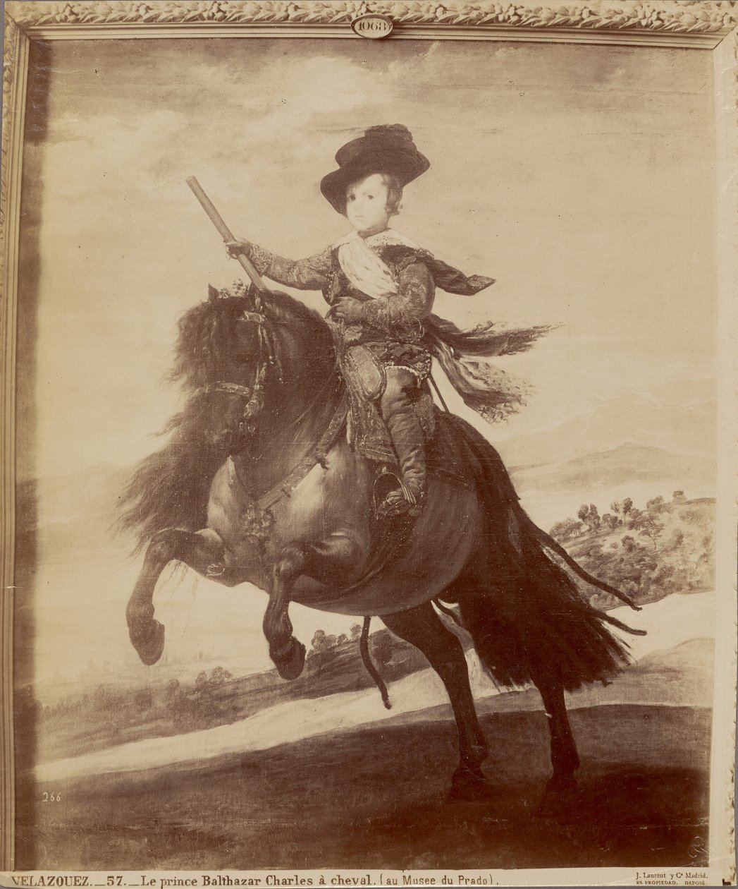 Velázquez. O Príncipe Baltazar Carlos a cavalo (no Museu do Prado) de Juan Laurent