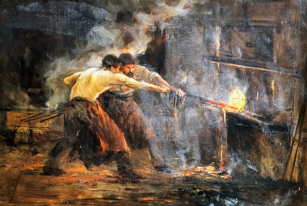 Ferreiros, c19º quadro de Juan Luna y Novicio