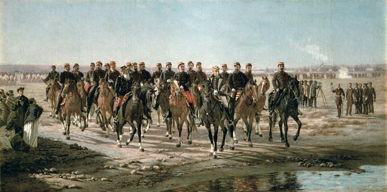 A Visita ao Rio Negro pelo General Julio Argentino Roca (1843-1914) e o seu Exército (óleo sobre tela) de Juan Manuel Blanes