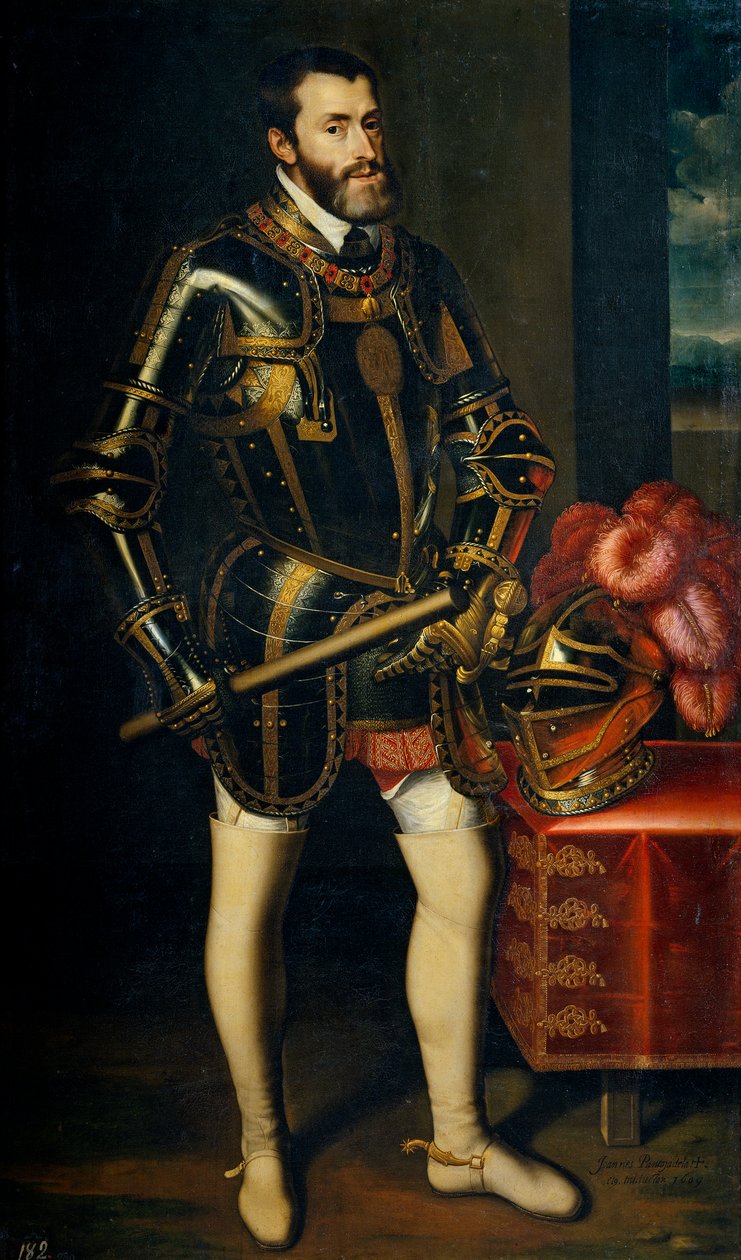 Carlos V da Espanha de Juan Pantoja de la Cruz