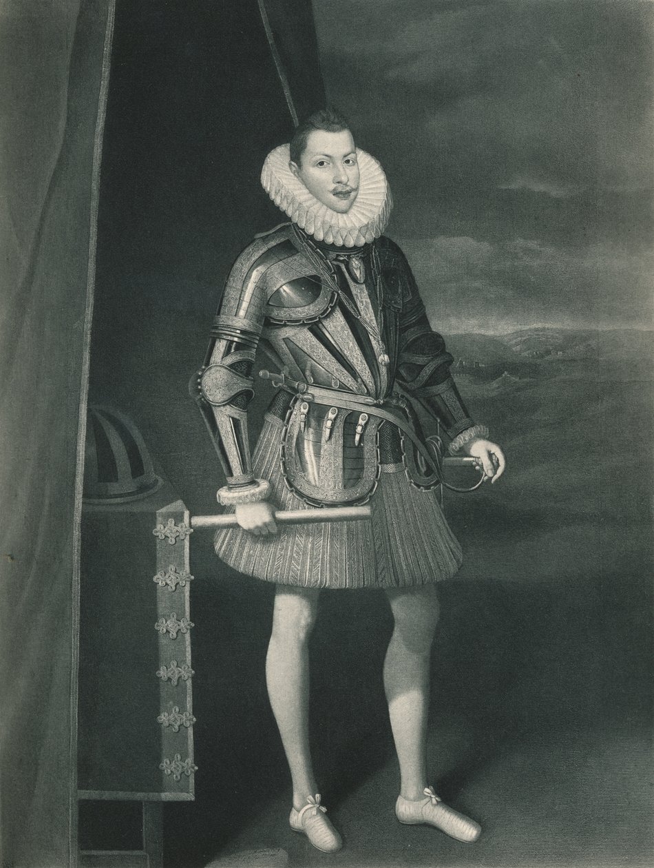 Filipe III no armário, 1605, 1904 de Juan Pantoja de la Cruz