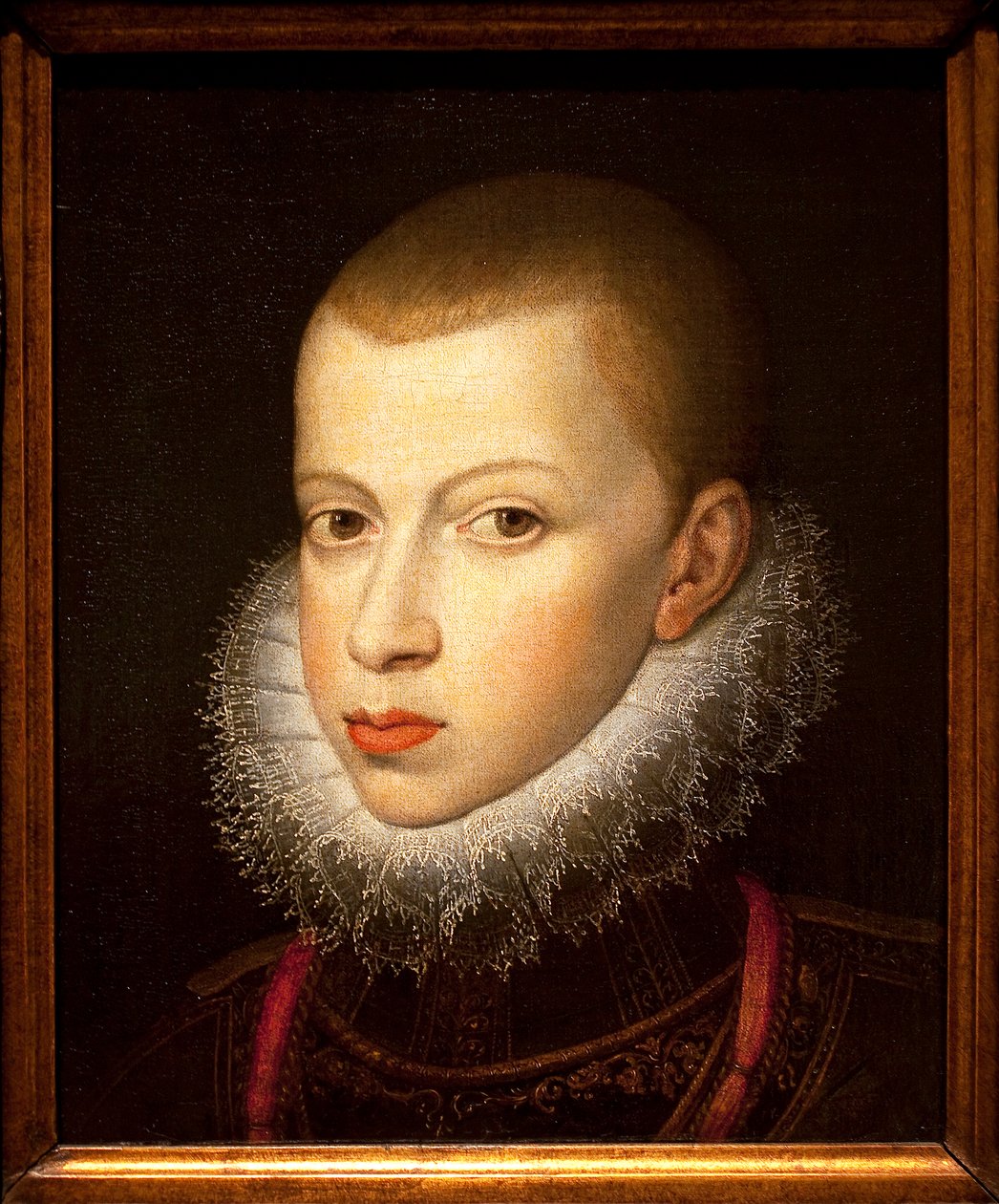 Retrato do Príncipe Filipe III (Felipe III de Castella, conhecido como o Piedoso de Juan Pantoja de la Cruz