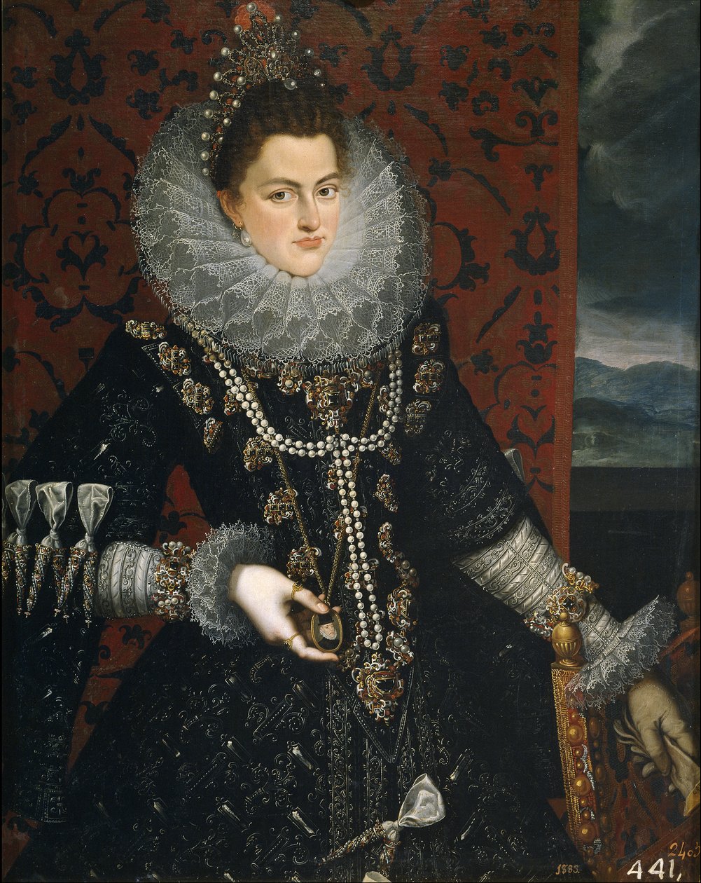 A Infanta Isabel Clara Eugenia 1566-1633, 1598-1599 de Juan Pantoja de la Cruz
