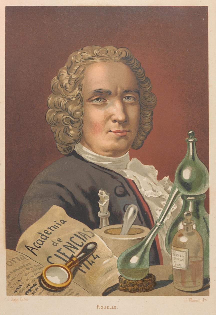Retrato de Hilaire-Marin Rouelle 1718-1779, 1879. de Juan Planella y Rodríguez