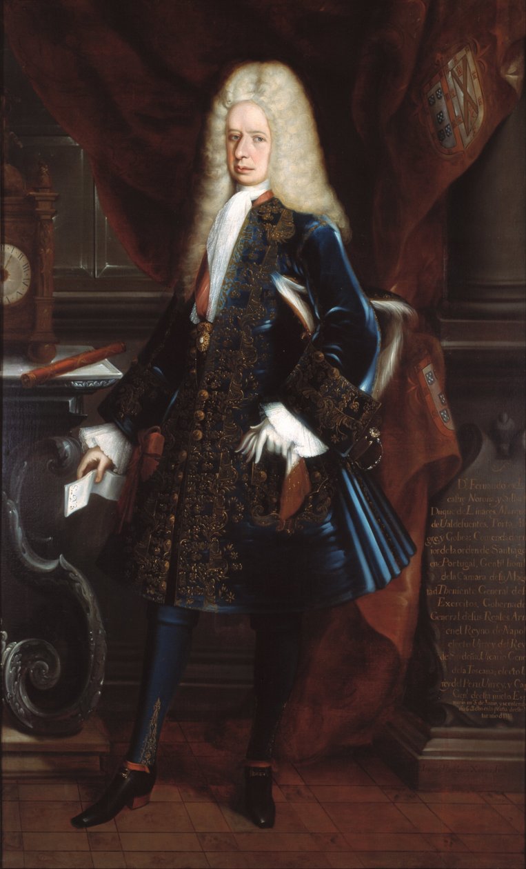 Retrato do vice-rei, o duque de Linares de Juan Rodríguez Juárez