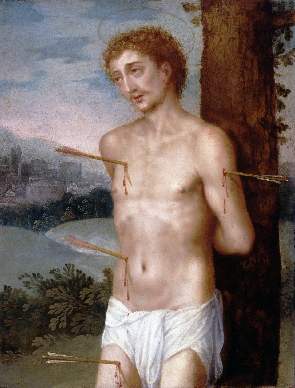 São Sebastião, c.1603 (óleo sobre cobre) de Juan Sanchez Cotan