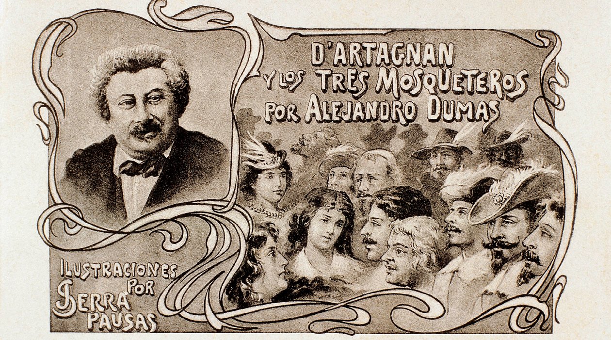 Capa do romance de Alexandre Dumas "D