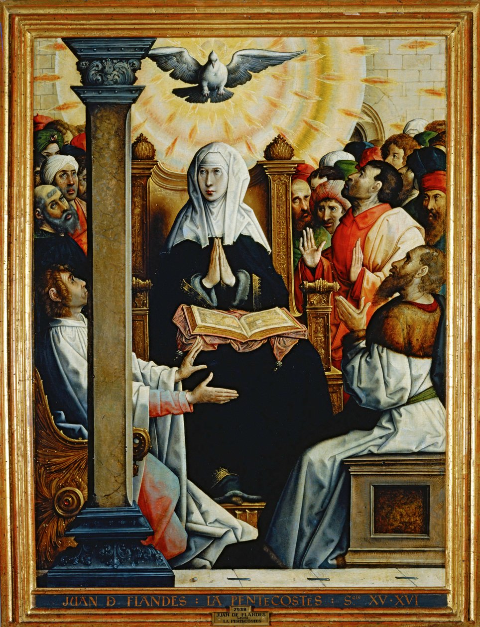 Pentecostes ... de Juan de (attr. to) Flandes