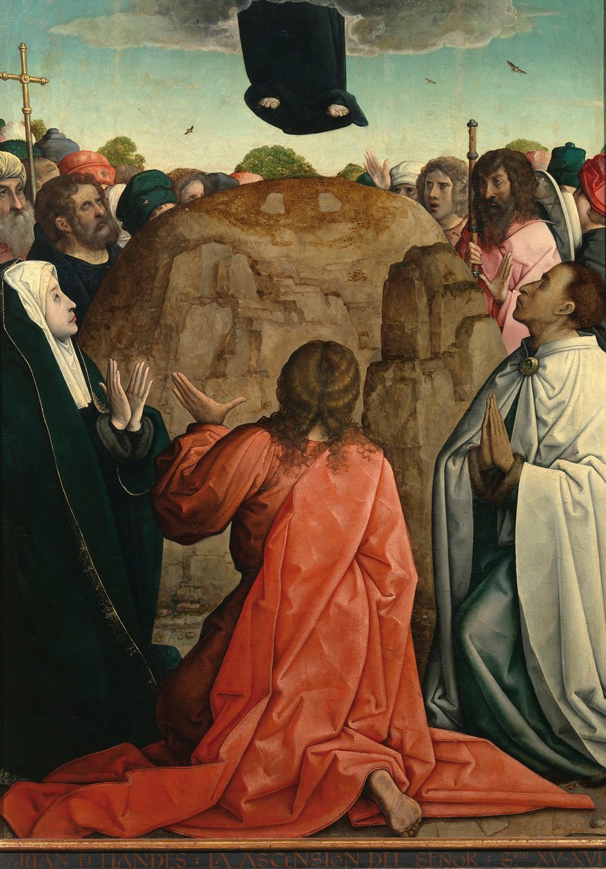 "A Ressurreição" Peinture de Juan de Flandes (vers 1465-1519) 1514-1519 Dim 110x84 cm Museo del Prado, Madrid de Juan de Flandes