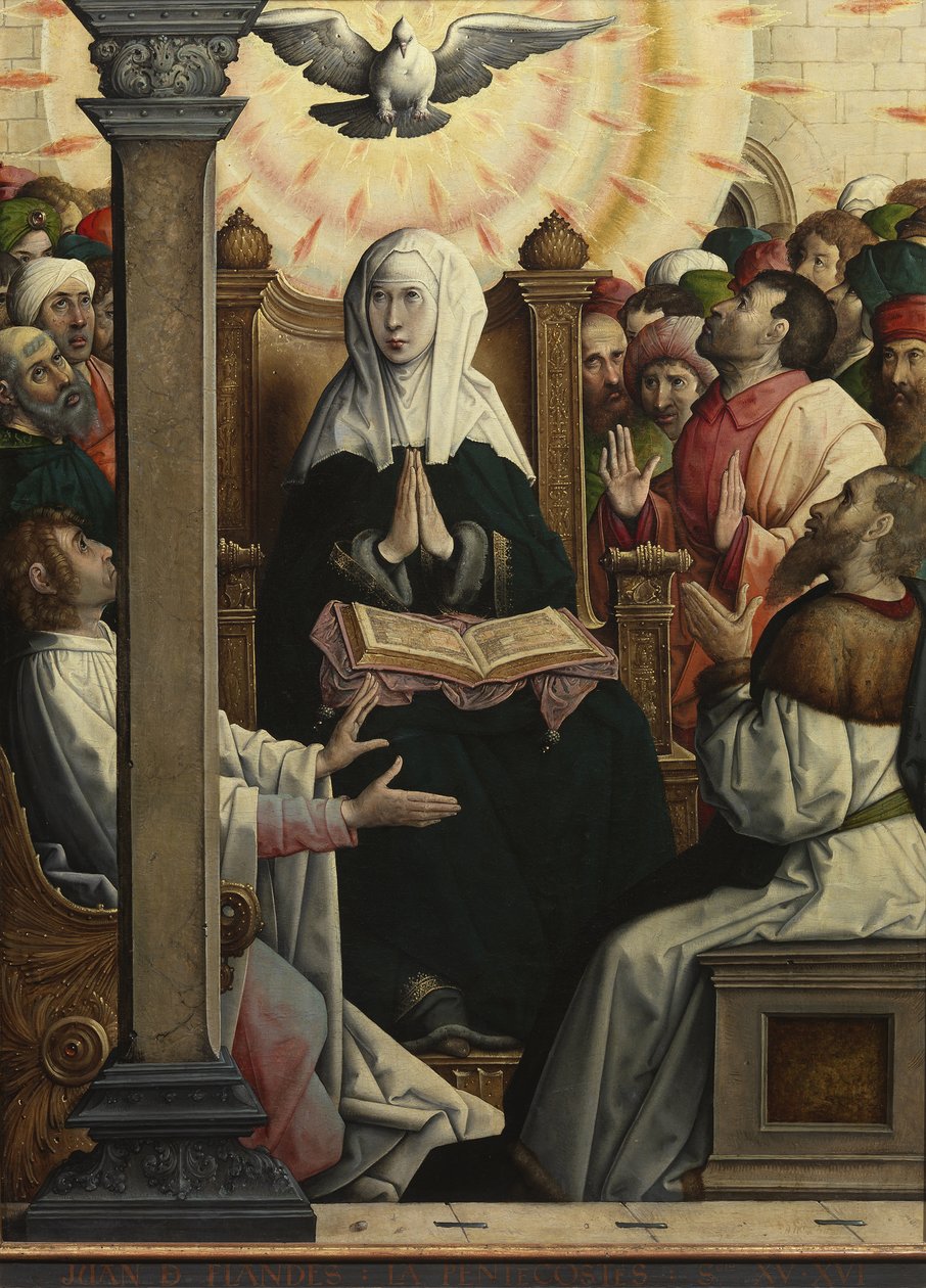 Pentecostes de Juan de Flandes