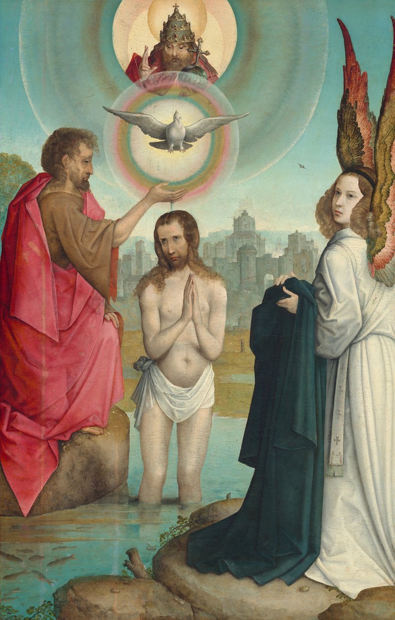 O Batismo de Cristo de Juan de Flandes