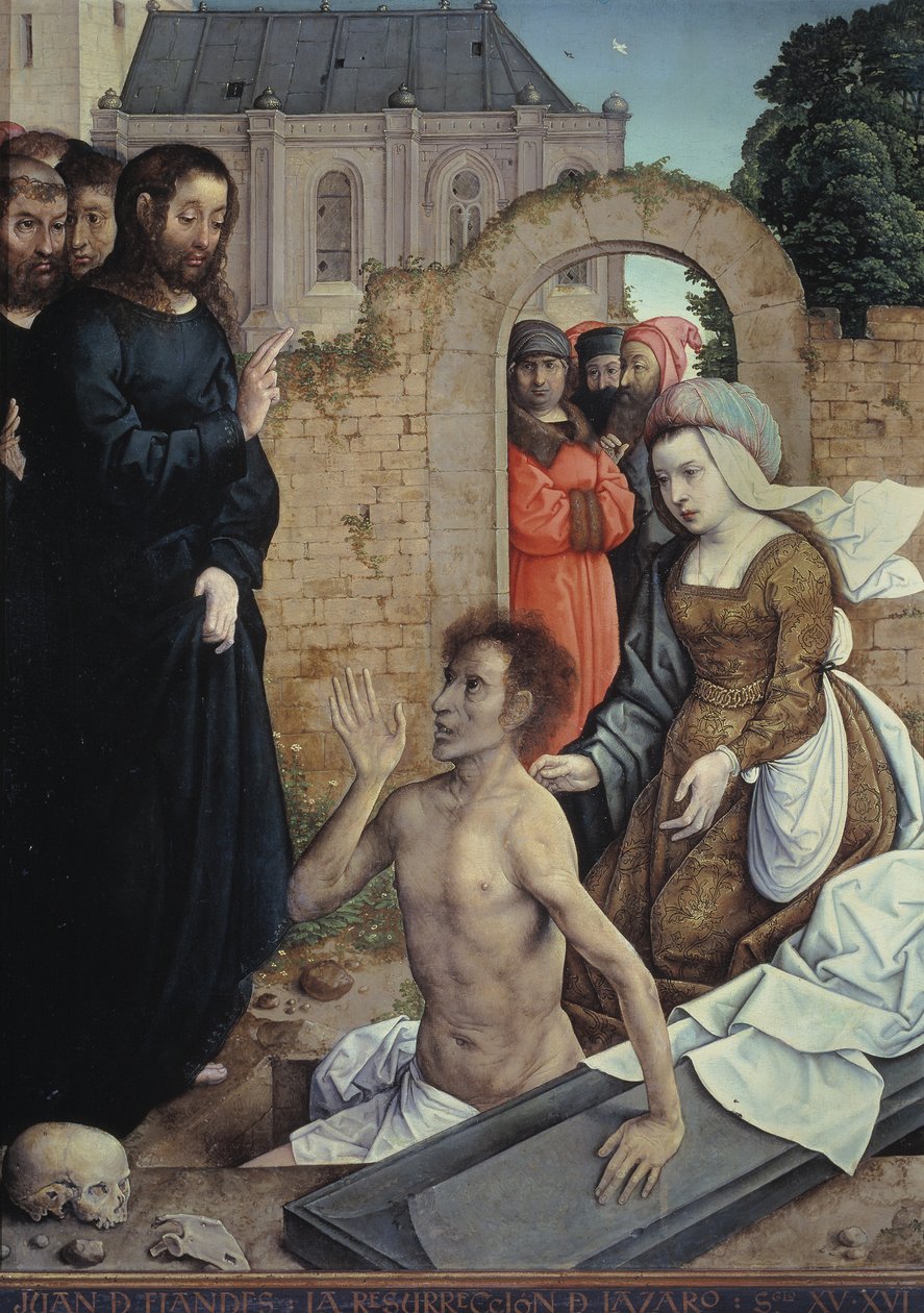 A ressurreição de Lázaro de Juan de Flandes