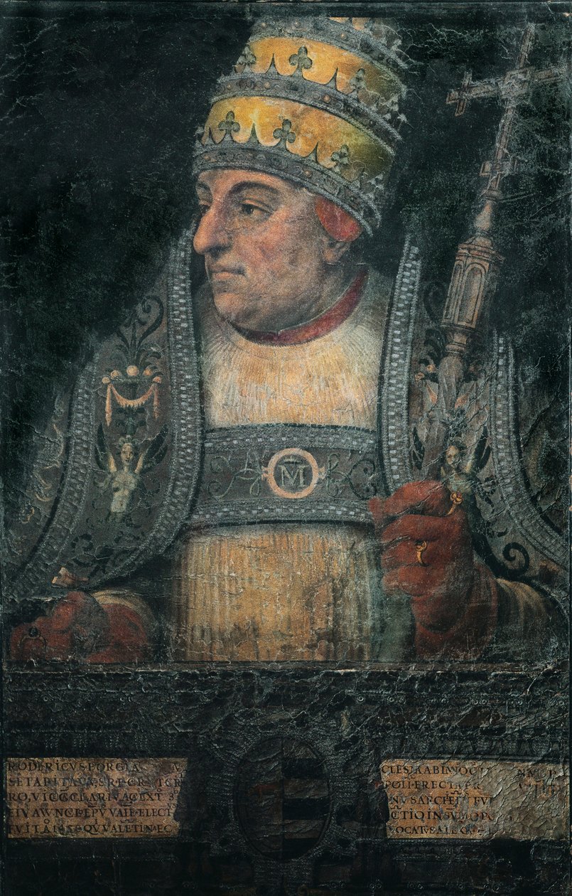 ALEXANDER VI (1431-1503) (pintura) de Juan de Juanes