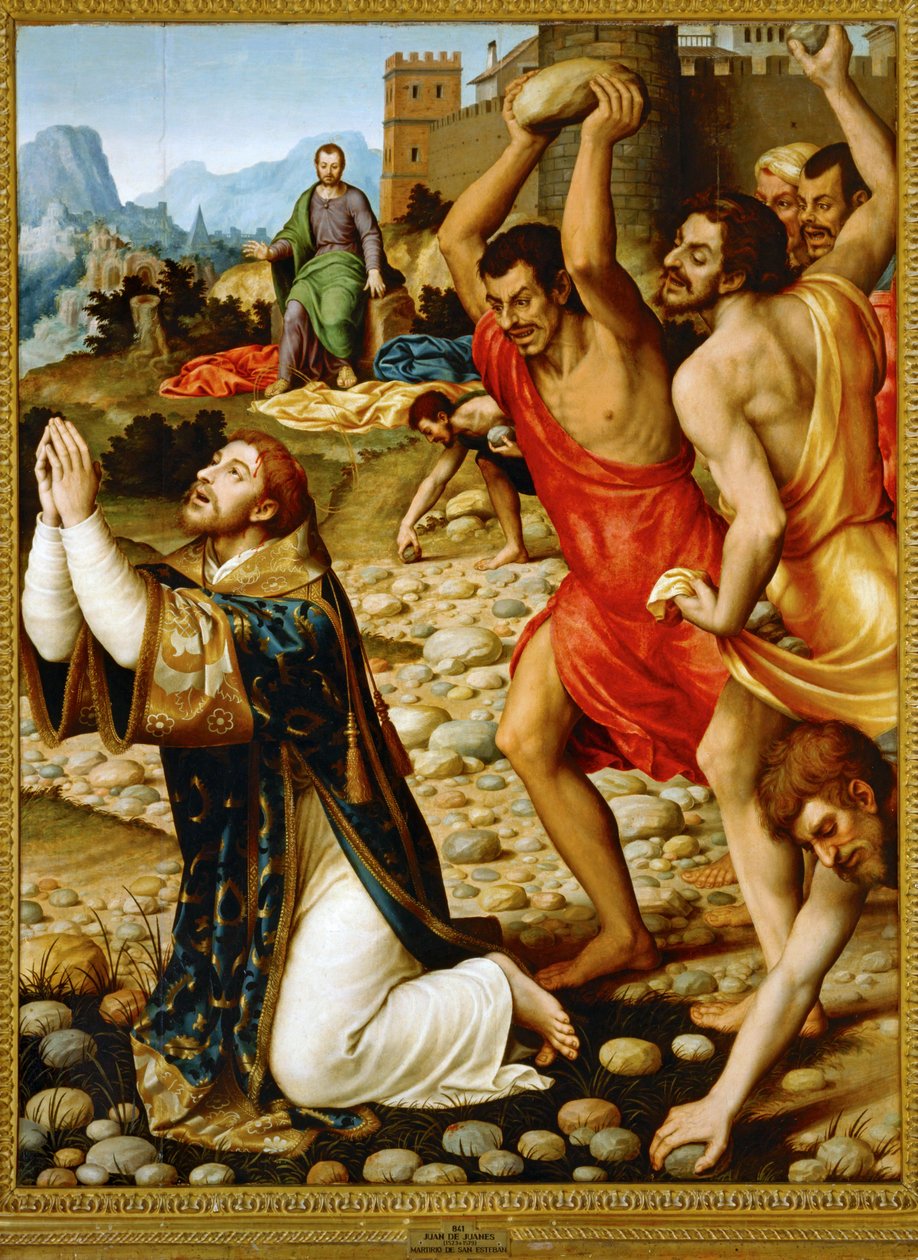 O martírio de Santo Estêvão ... de Juan de Juanes