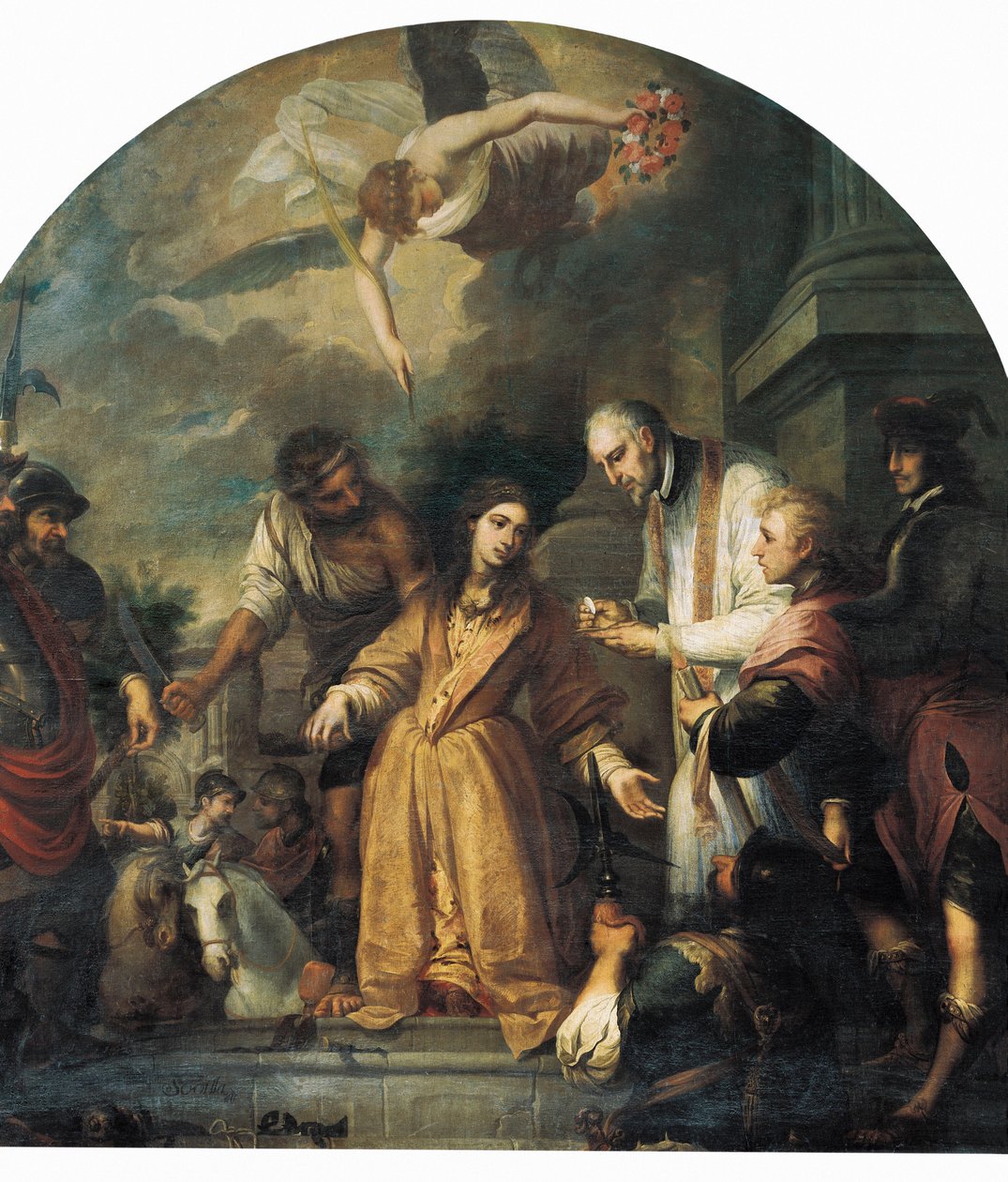 A Última Comunhão de Santa Ágata de Juan de Sevilla Romero y Escalante