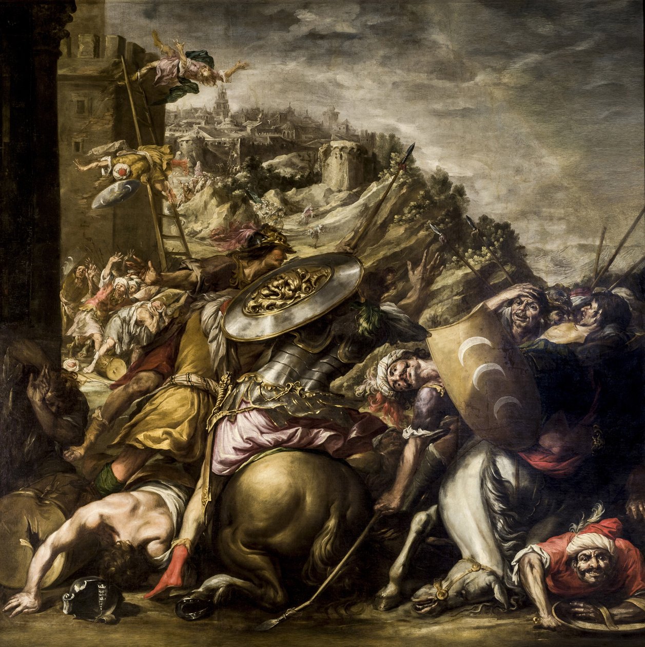 Barroco : A derrota dos Sarracenos par Valdés Leal, Juan de (1622-1690) de Juan de Valdes Leal