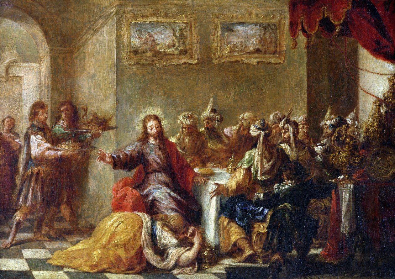 Cristo na casa de Simão, o fariseu, 1660 de Juan de Valdes Leal