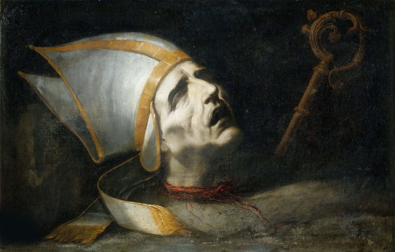 Cabeça de São Fulgêncio de Juan de Valdes Leal