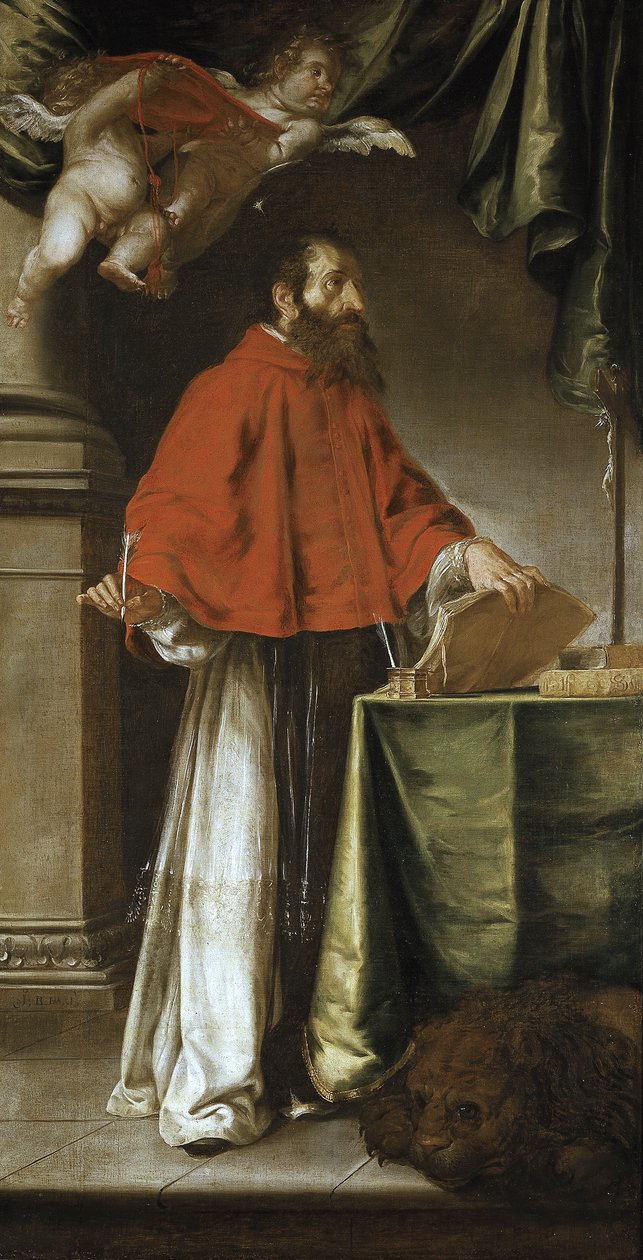 Espanhol: San Jerónimo Saint Jerome de Juan de Valdes Leal