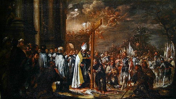 A Exaltação da Cruz (óleo sobre tela) de Juan de Valdes Leal