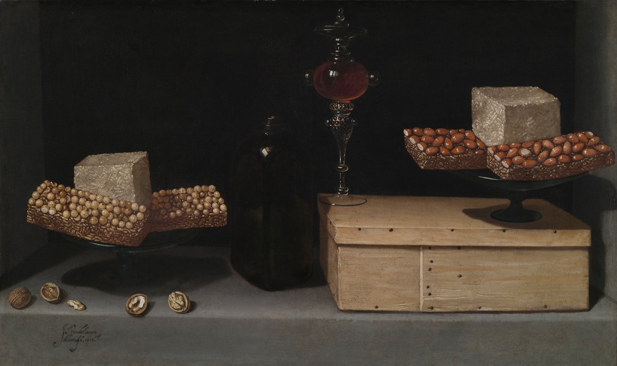 Ainda vida com doces, 1622. de Juan van der Hamen y Leon