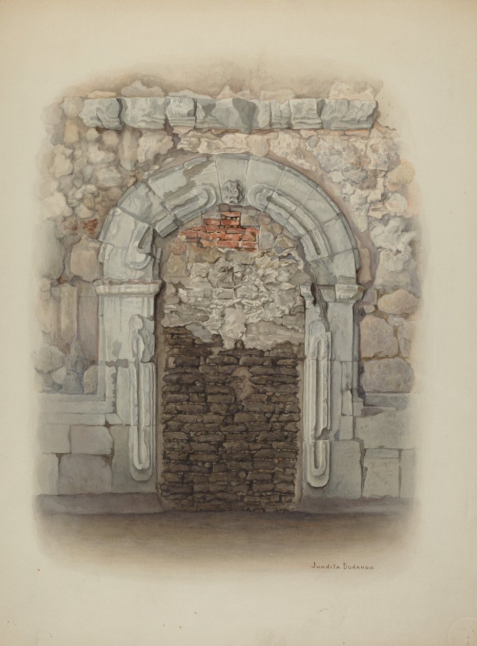entrada, pedra de Juanita Donahoo