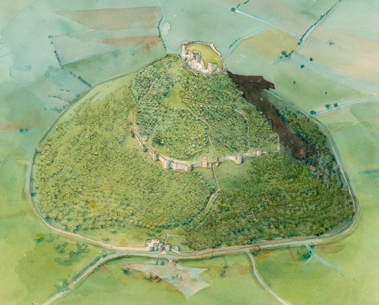 Castelo de Beeston, c2010 de Judith Dobie