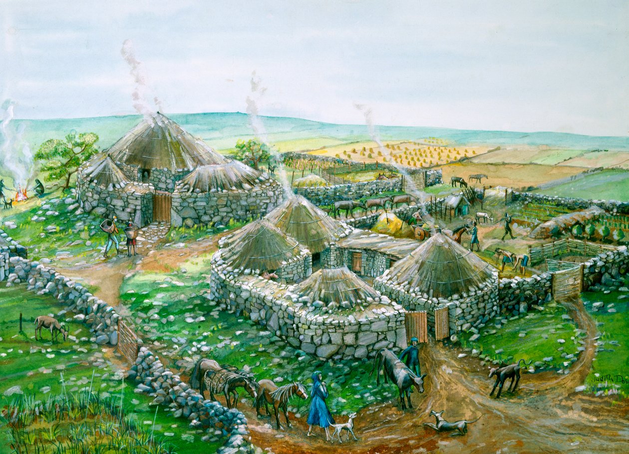 Chysauster Ancient Village, c1st-2nd century, c1990-2010 de Judith Dobie