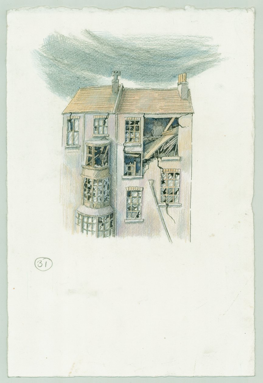 Bombardeio naval alemão de Scarborough, North Yorkshire, 1914 2014. de Judith Dobie