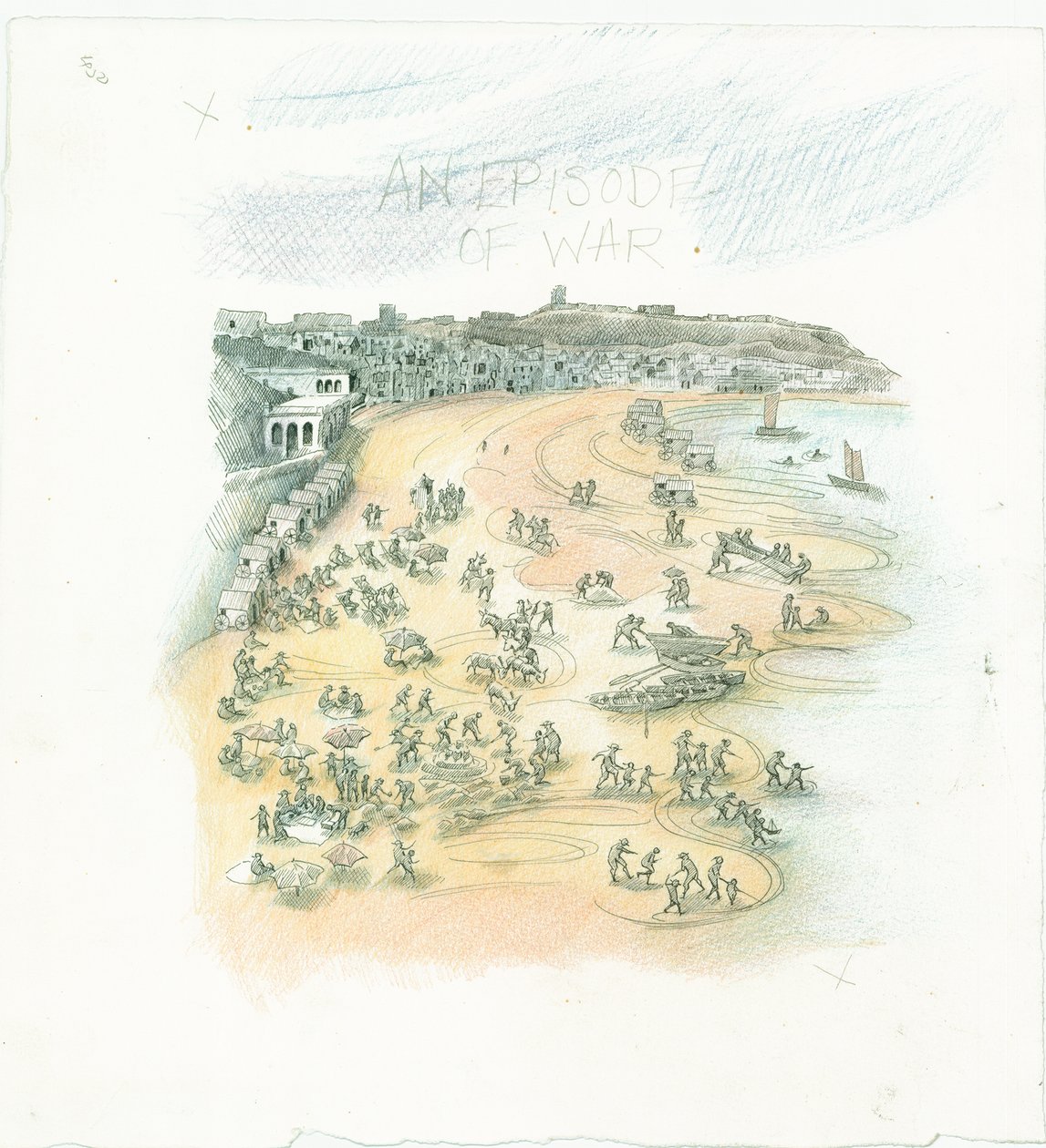 Bombardeio naval alemão de Scarborough, North Yorkshire, 1914 2014. de Judith Dobie