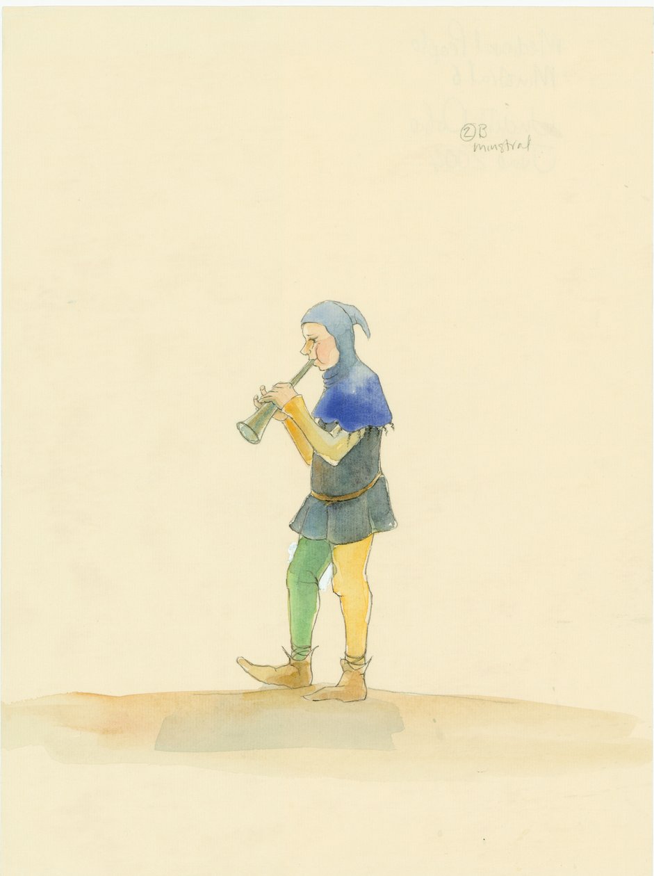 Menestrel medieval, 2004. de Judith Dobie