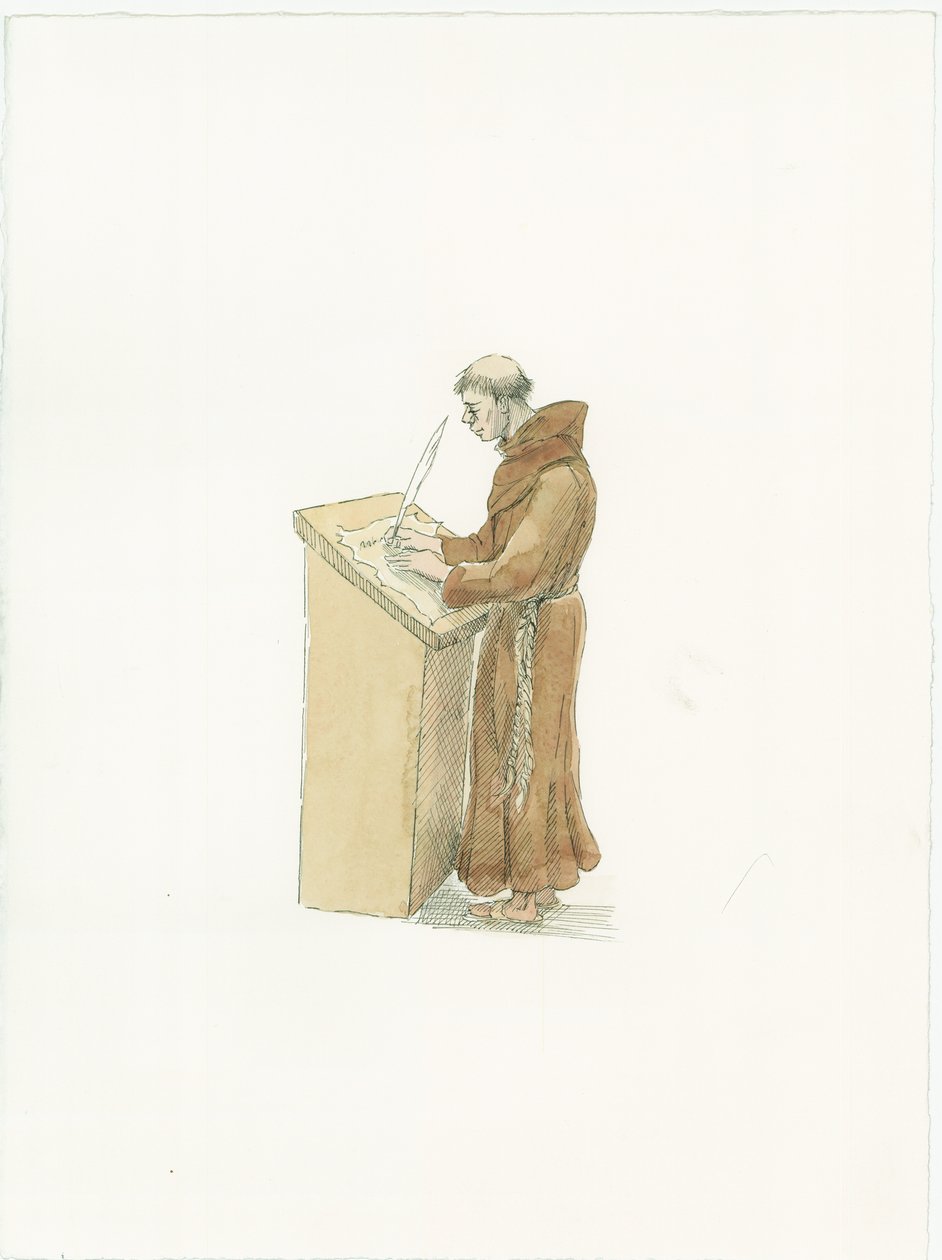 Cronista monástico, c1066 2015. de Judith Dobie