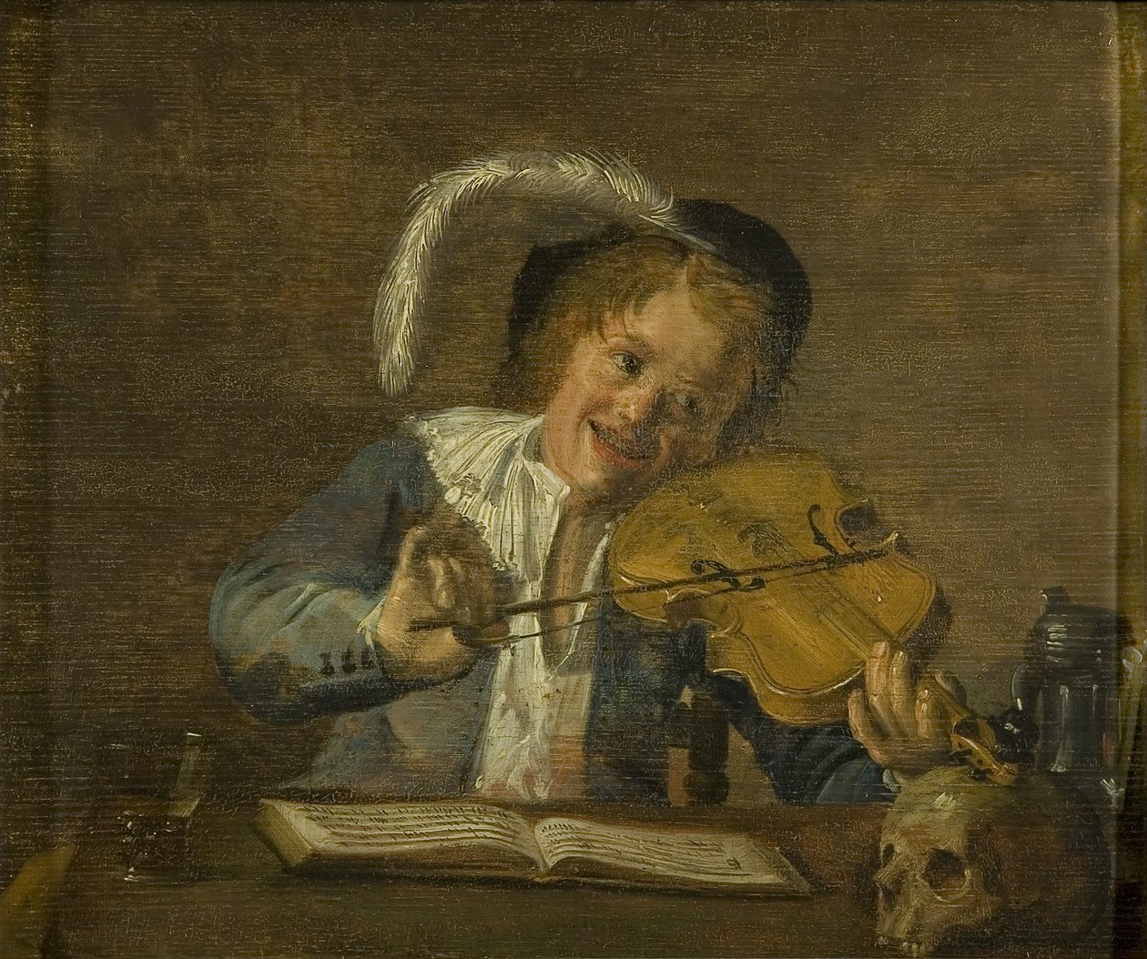 A Boy Musician (óleo sobre painel, carvalho) de Judith Leyster