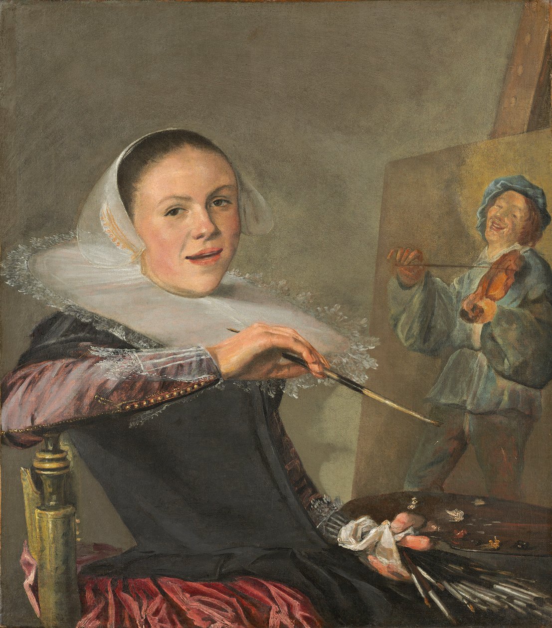 Auto-retrato, c. 1630 (óleo sobre tela) de Judith Leyster