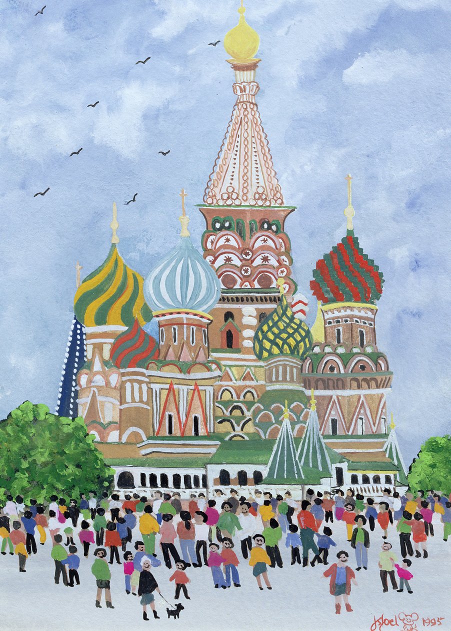 Catedral de São Basílio, Praça Vermelha, 1995 de Judy Joel