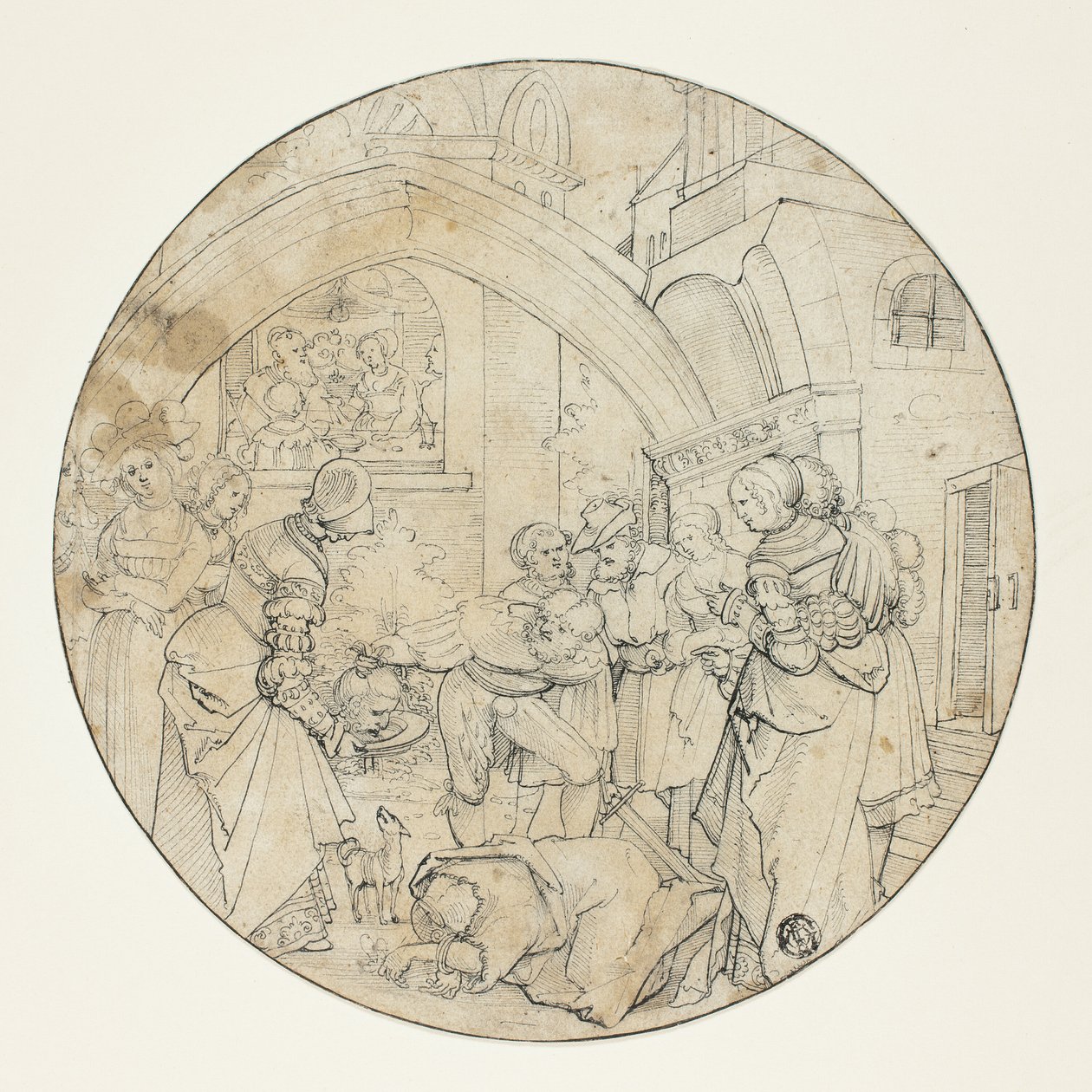 Decapitação de São João Batista de Jörg Breu the Elder