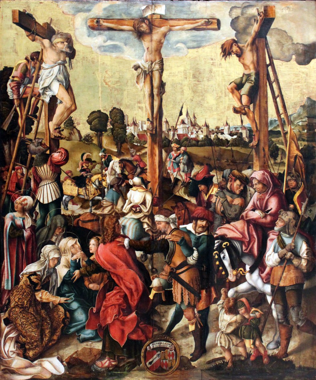 Crucificação de Cristo de Jörg Breu the Elder